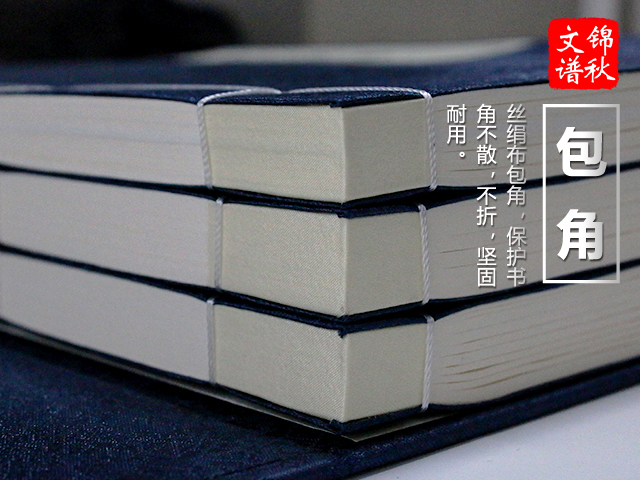 河南信陽嚴(yán)氏族譜包角