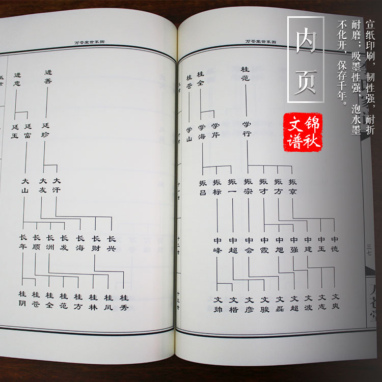 臨西縣龍旺村李氏家譜宣紙內(nèi)頁