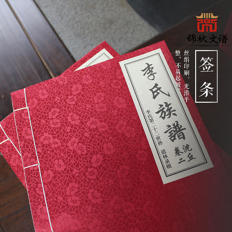 【一函兩冊(cè)】李氏第二十二世孫道林錄輯《李氏族譜?沈丘卷》