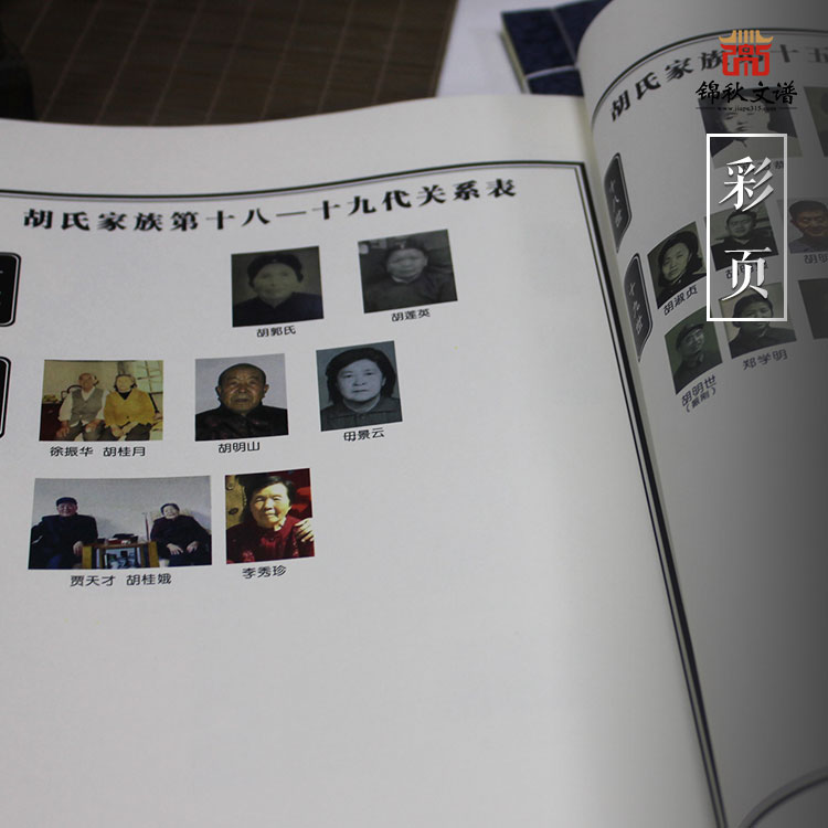 胡氏家譜彩頁(yè)圖2