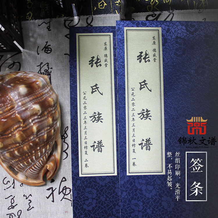 【一函兩冊(cè)】東原德盛堂《張氏族譜》公元二零二三年三月三日修復(fù)