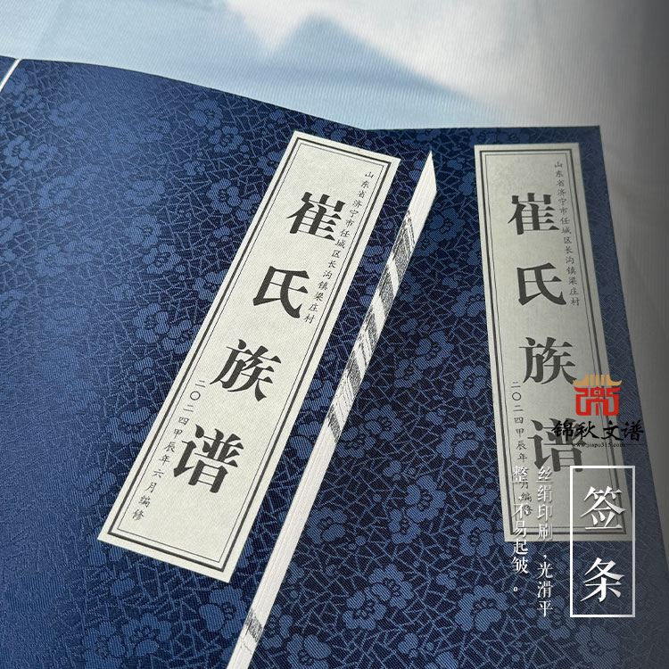 山東省濟寧市任城區(qū)長溝鎮(zhèn)梁莊村《崔氏族譜》