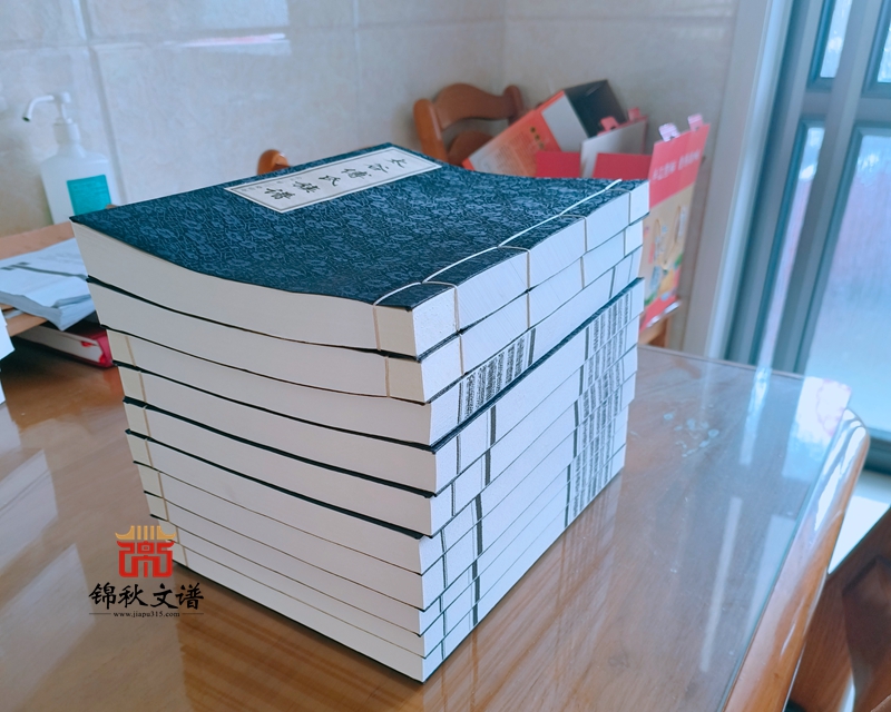 傅氏家譜-錦秋文譜家譜館承印