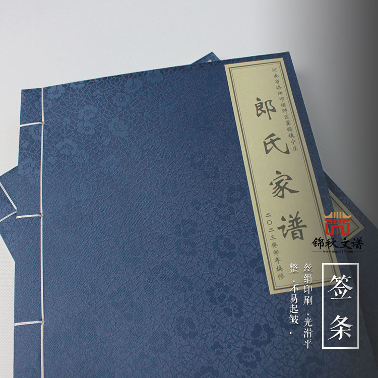 河南省洛陽市偃師區(qū)翟鎮(zhèn)鎮(zhèn)寧莊《郎氏家譜》