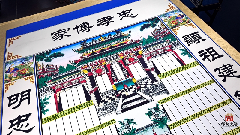 程氏家族空白掛軸